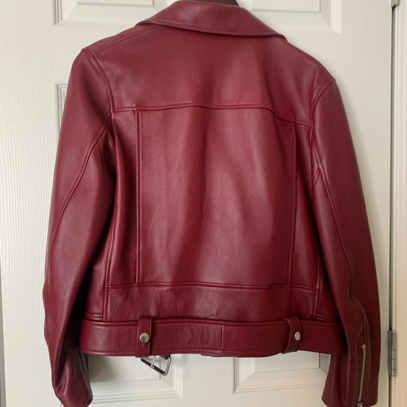 Acne Studios Leather Biker Jacket - Picture 2 of 15